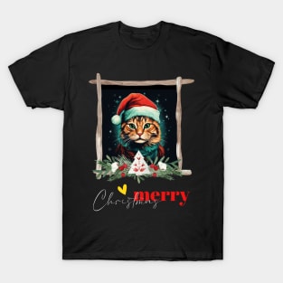 merry christmas (cat ver) T-Shirt